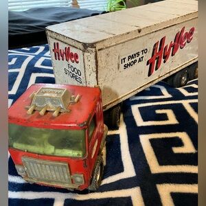Hy-Vee Red and White Toy Truck
